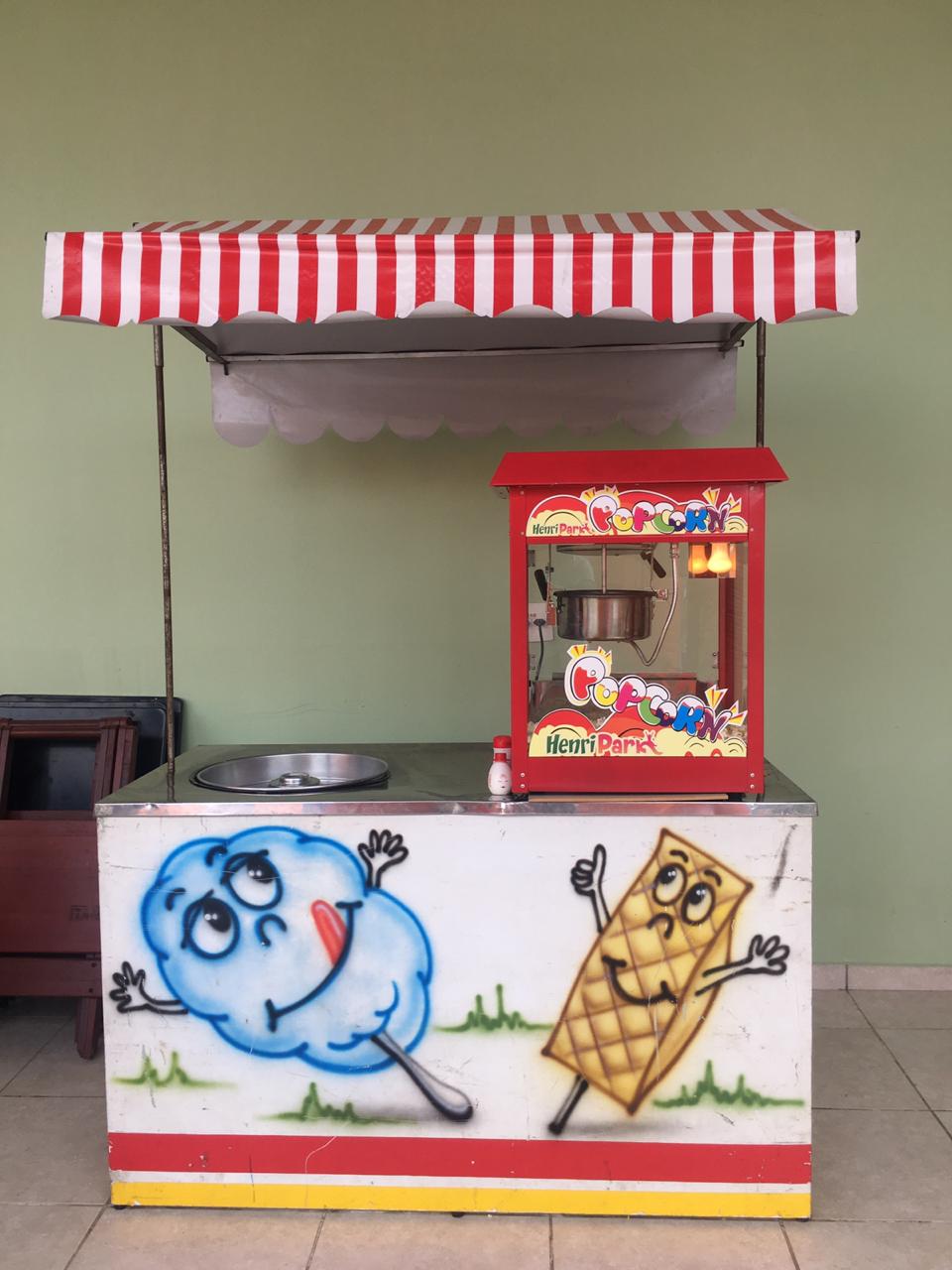 Algodão Doce e Pipoqueira